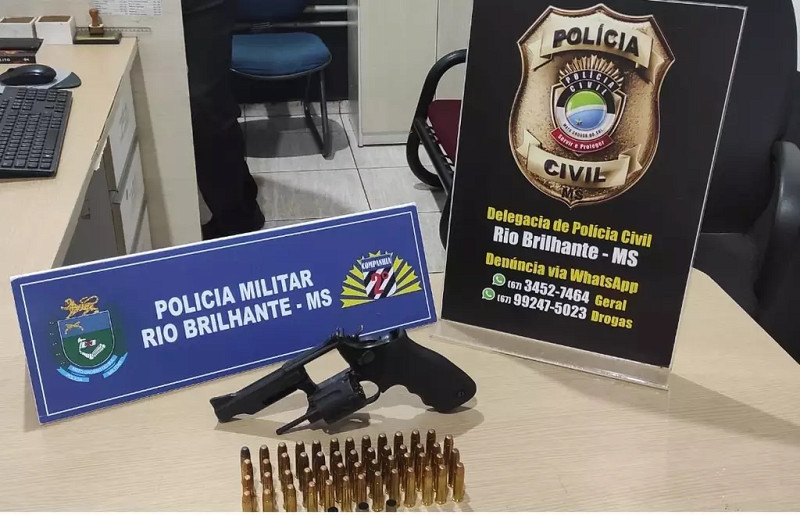 Jovem é baleado no rosto em Rio Brilhante e suspeito é preso em flagrante