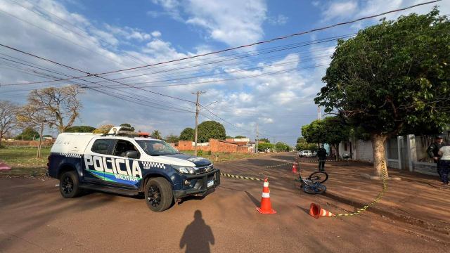 Motociclista atira contra ciclista e foge em Rio Brilhante
