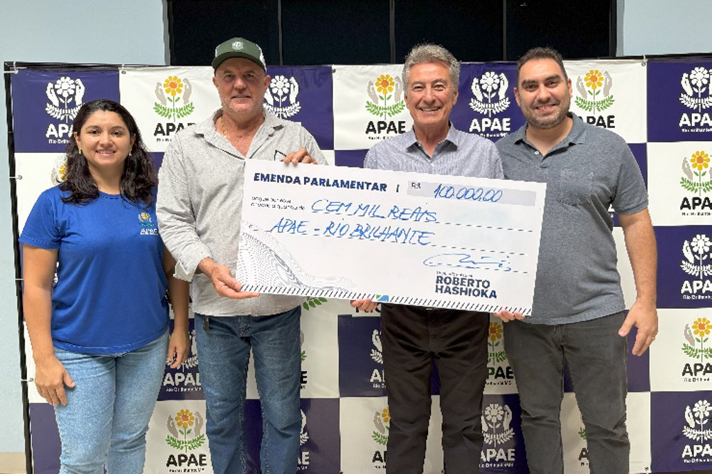 Deputado Hashioka entrega emendas parlamentares em Rio Brilhante e Nova Alvorada do Sul