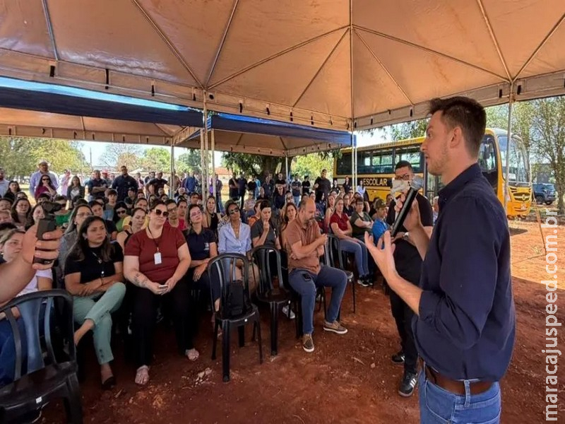 Prefeito Lucas Foroni lança a maior obra da história da educação em Rio Brilhante com investimento de R$ 12,3 milhões